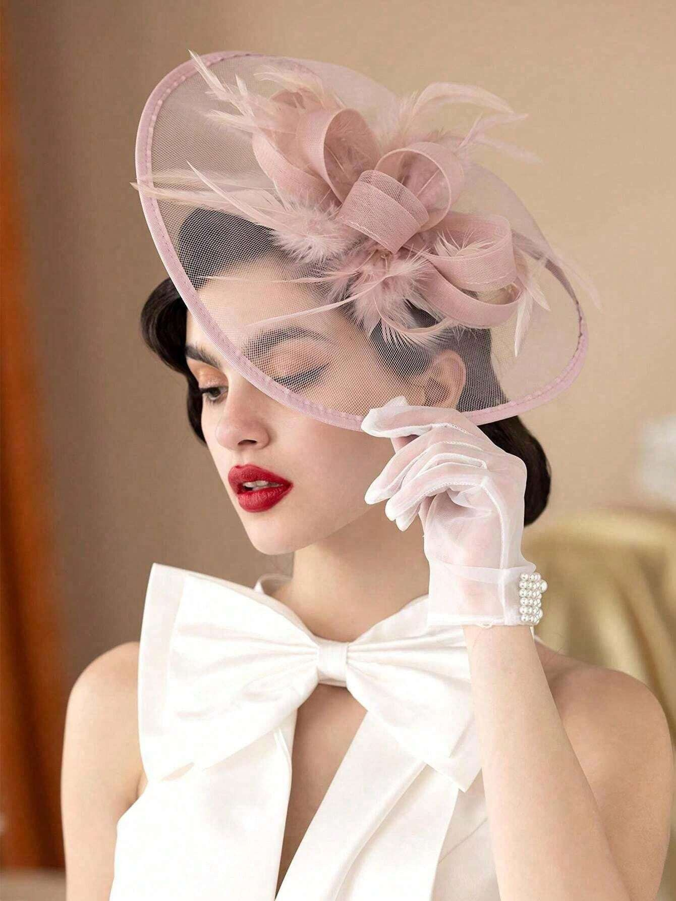 Women'S Fashion Kentucky Derby - 1Pc Cappelli Fascinators Per Le Donne