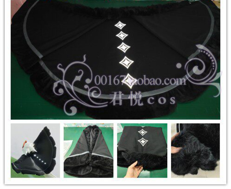 Women'S Fashion Korea - Nuovo Mantello in Velluto Nero per