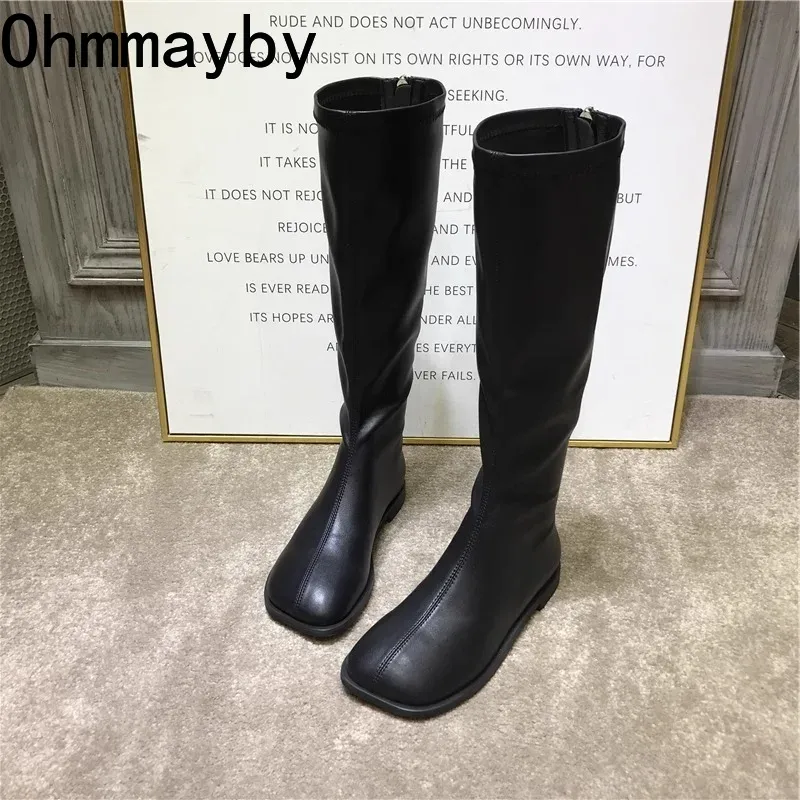 Women'S Fashion Knee High Boots - Stivali alti al ginocchio da donna